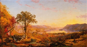 "Indian Summer," Jasper Francis Cropsey, 1866