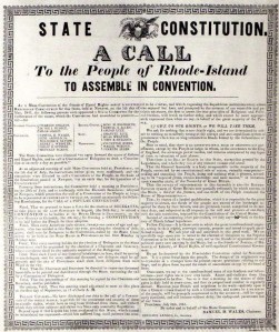 The printed call for a state convention, 1841.