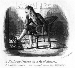 "Railway Crisis" cartoon from 1844, or a remarkably accurate depiction of how I felt during my first weeks of teaching. 