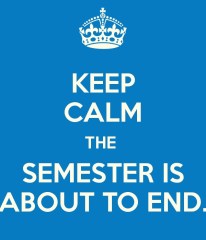 end of semester