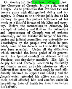 Wright's Obituary (click to enlarge) Wright's Obituary