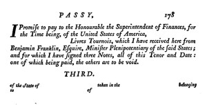 Luther S. Livingston, Franklin and His Press at Passy: An Account of the Books, Pamphlets, and Leaflets Printed There, Including the Long-Lost Bagatelles (New York: Grolier Club, 1914), 80-83.