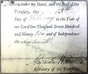 Dept of Treasury notice