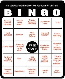 Mr. Wolf's Bingo Card. Historista Blog