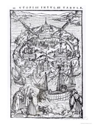 Utopia, 1516, frontispiece