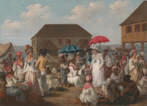 Linen Market, Dominica, by Agostino Brunias (1780), Yale Center for British Art